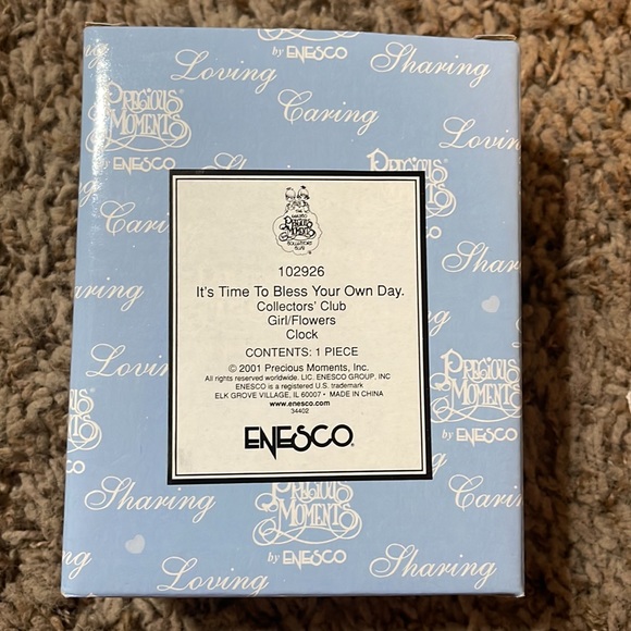 It’s Time To Bless Your Own Day Precious Moments Clock - Picture 3 of 3